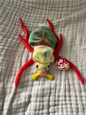 Ty Beanie Baby 'Scurry' Multicolor Bug Plush - Red Legs
